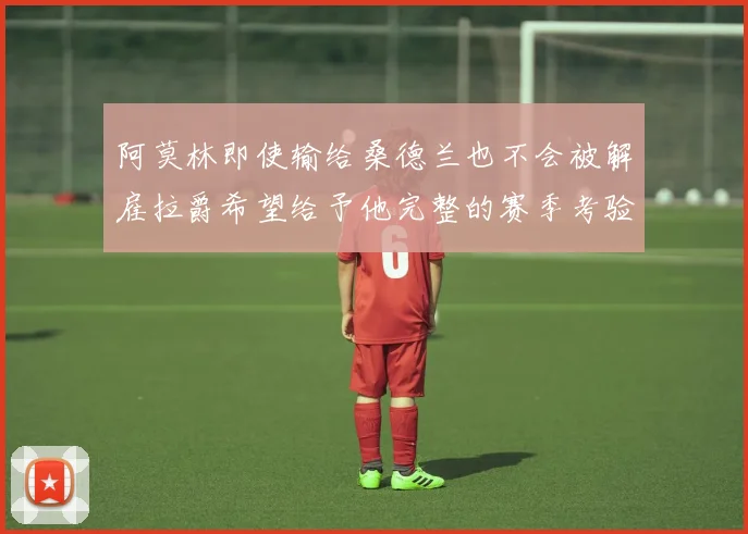 阿莫林即使输给桑德兰也不会被解雇拉爵希望给予他完整的赛季考验